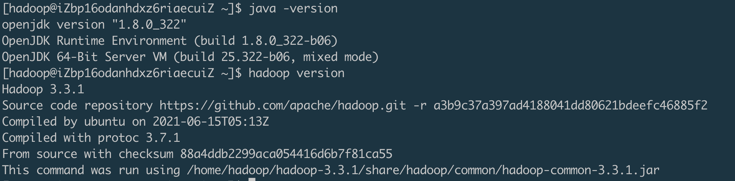 java-hadoop安装